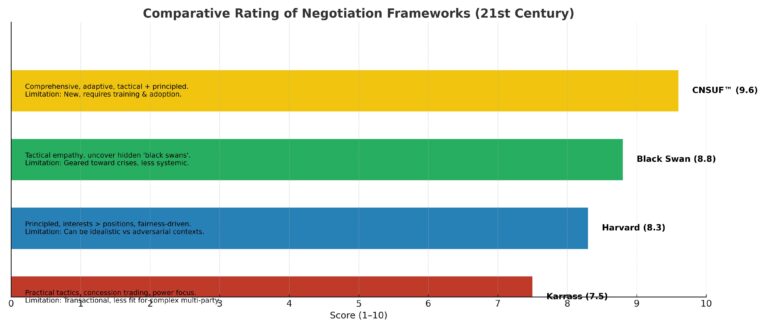 Color graph of Top Procurement Negotiation Frameworks
